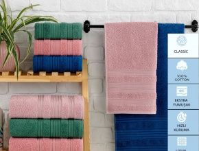 VLK EL YÜZ VE BANYO HAVLUSU