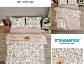 WELSOFT DESENLİ ÇİFT KİŞİLİK YORGAN