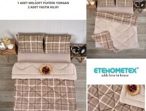 WELSOFT DESENLİ ÇİFT KİŞİLİK YORGAN
