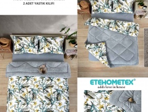 WELSOFT DESENLİ ÇİFT KİŞİLİK YORGAN