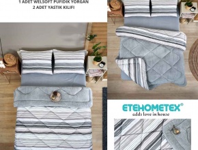 WELSOFT DESENLİ ÇİFT KİŞİLİK YORGAN