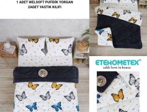 WELSOFT DESENLİ ÇİFT KİŞİLİK YORGAN