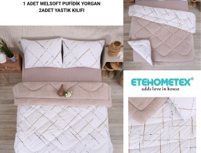 WELSOFT DESENLİ ÇİFT KİŞİLİK YORGAN