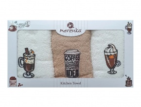 VLK 30x50 BASKILI 3'LÜ EL HAVLUSU