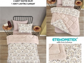 WELSOFT DESENLİ TEK KİŞİLİK UYKU SETİ