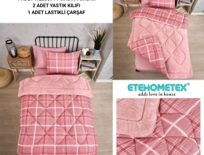 WELSOFT DESENLİ TEK KİŞİLİK UYKU SETİ